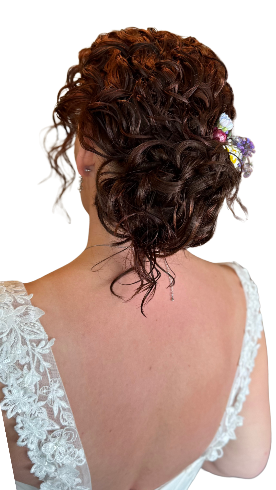 Simply Curls bridal hairstyle