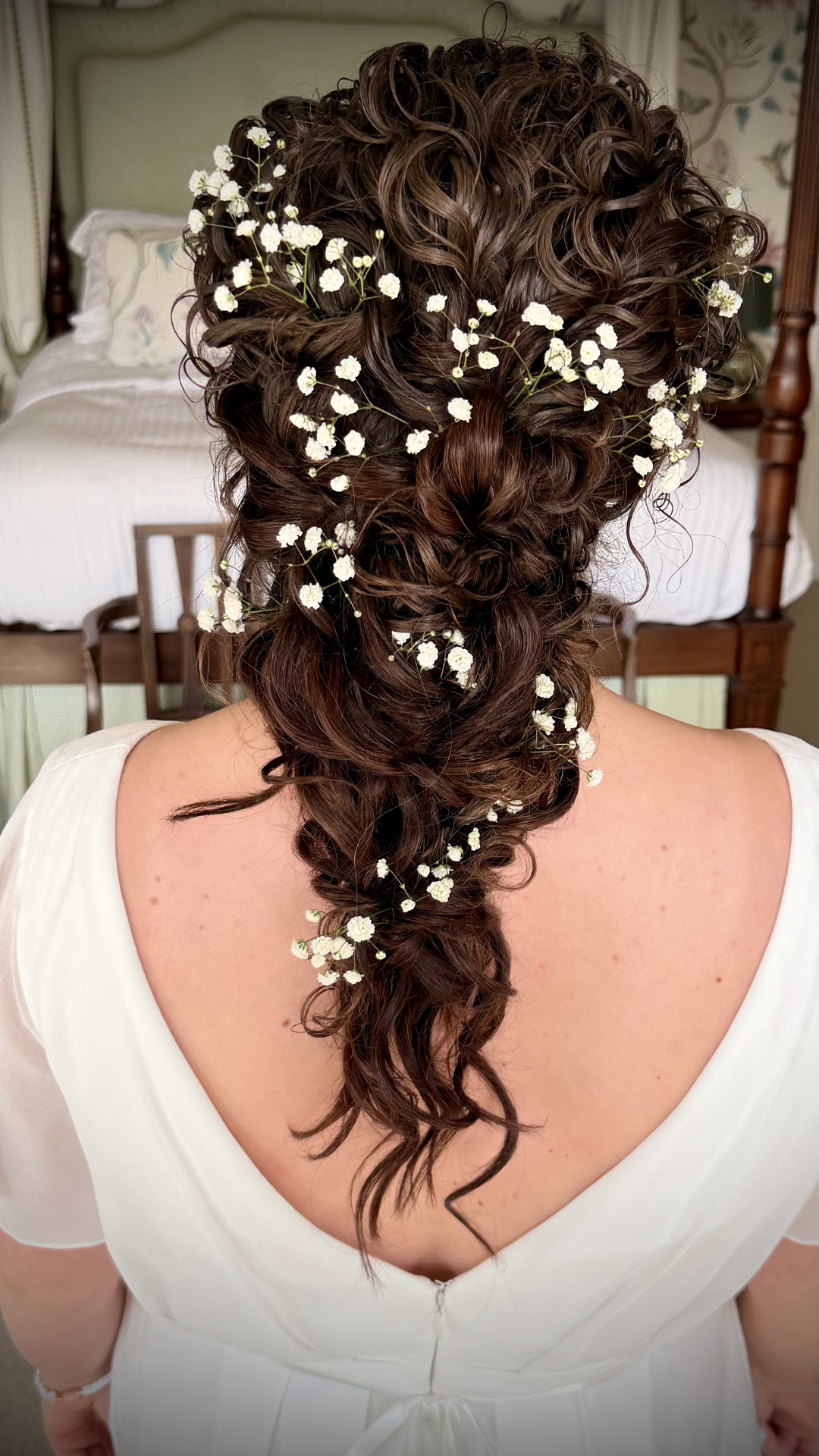 Bridal hair styling